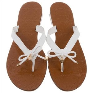 Kate Spade Leather Flip Flops